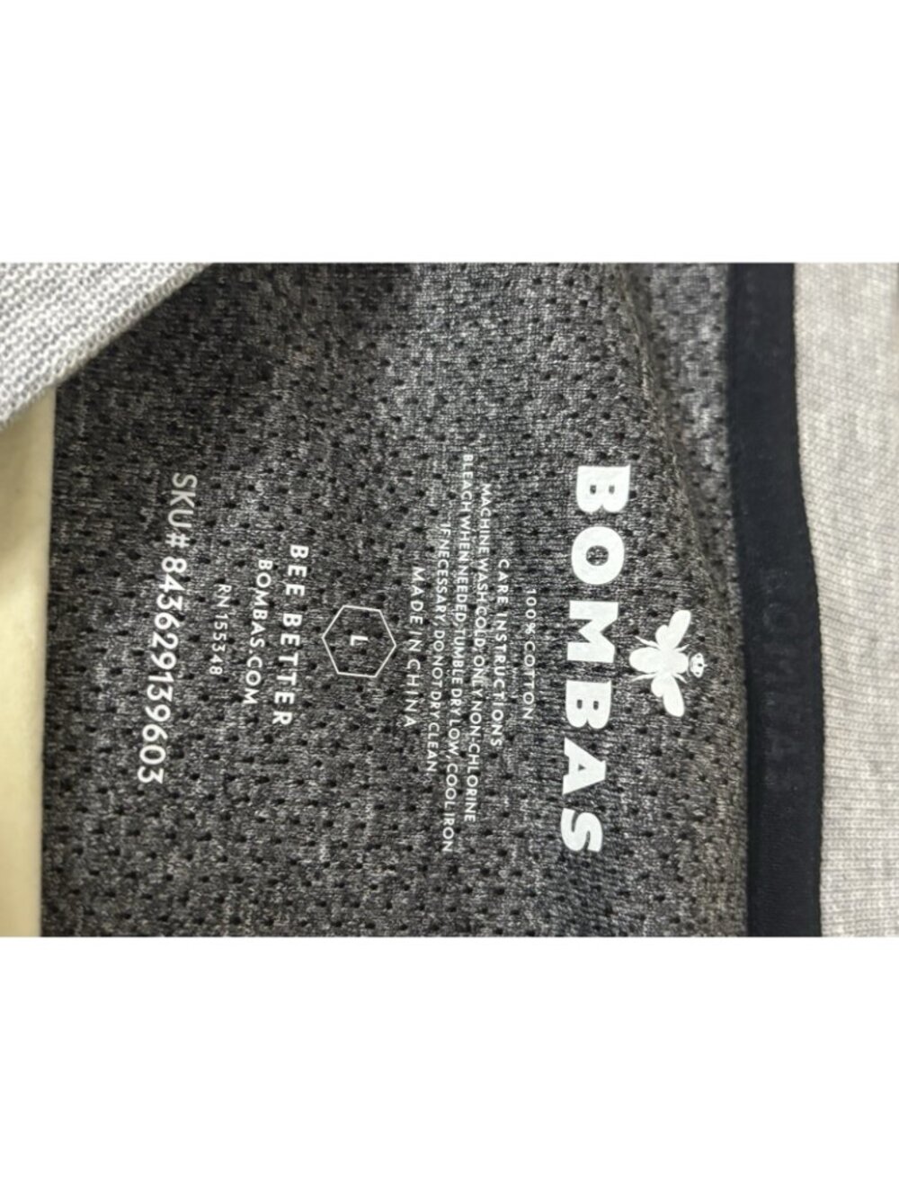 Bombas Women’s Large Gray Pullover Sweatshirt Crew Neck Pockets Outdoor Hike - Picture 8 of 9